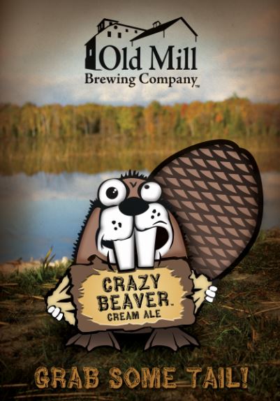 Crazy Beaver beer artwork